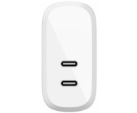 BELKIN Dwuportowa ładowarka BoostCharge 40W Dual 20W USB-C PD biała WCB006vfWH - 1118831 - zdjęcie 2